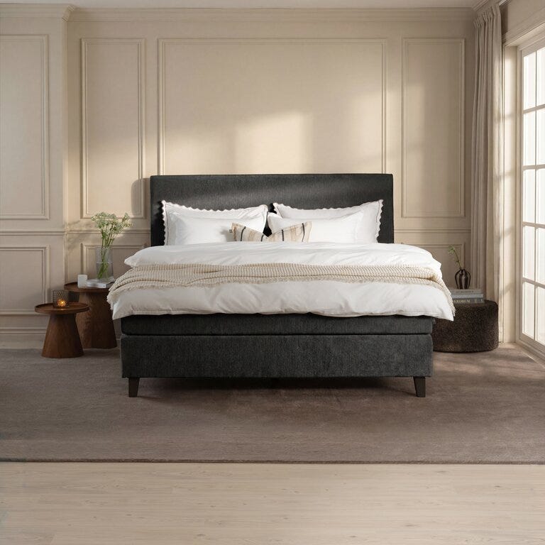 Signature Collection Sleeping HITRA Kontinentalseng 140x200 cm i Svart