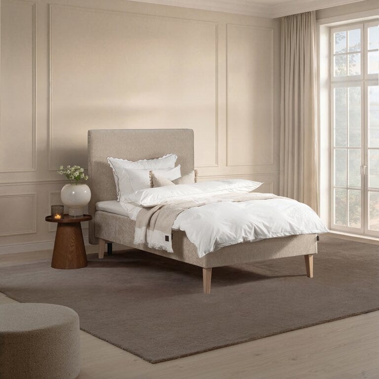 Signature Collection Sleeping HITRA Rammeseng 75x200 cm i Beige/natur