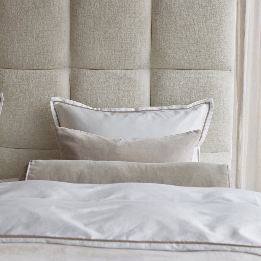 Signature Collection Sleeping LINDØY Sengegavl 182x169 cm i Beige/natur