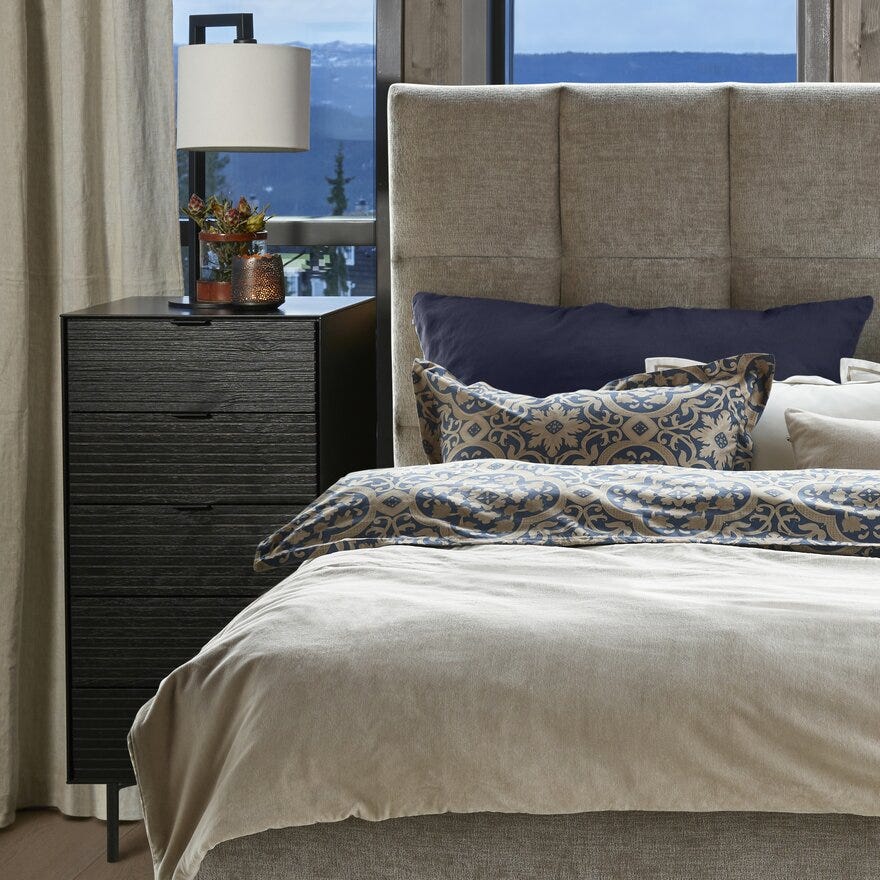 Signature Collection Sleeping LINDØY Sengegavl 182x169 cm i Beige/natur