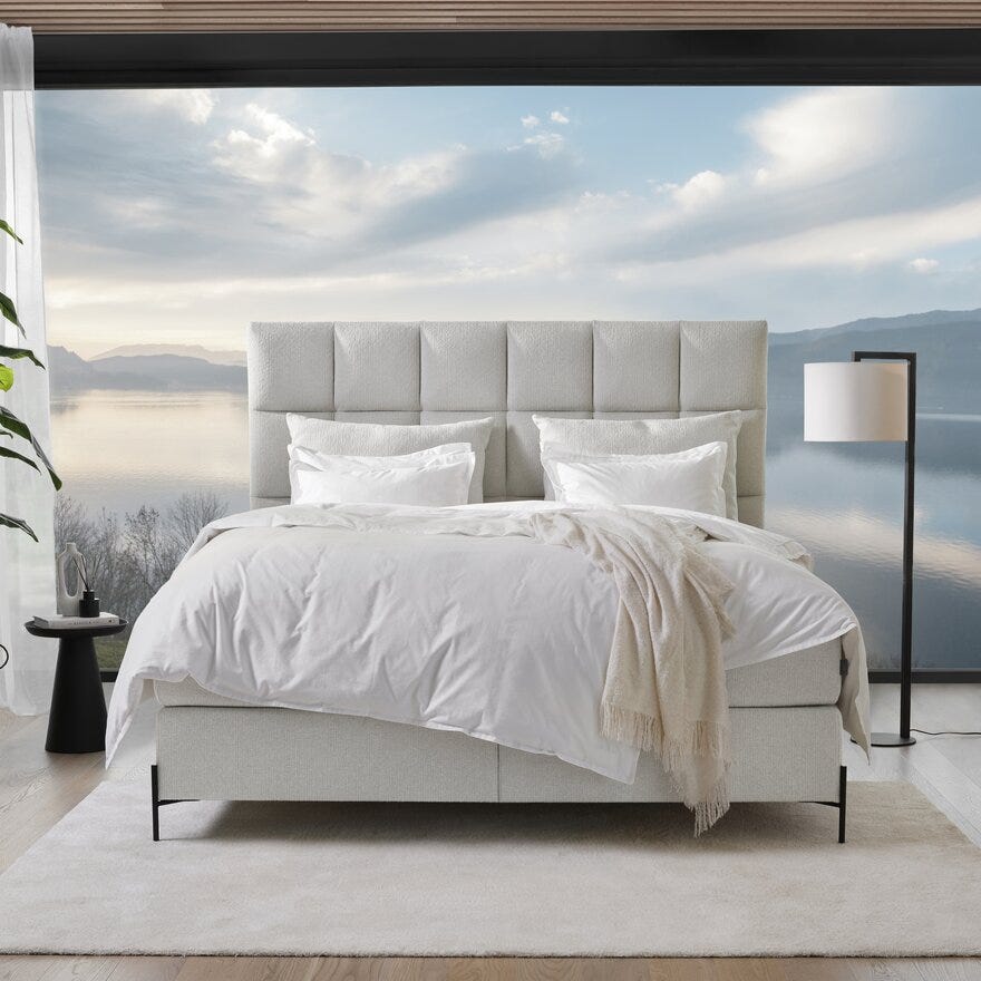 Signature Collection Sleeping LINDØY Sengegavl 162x16 cm i Beige/natur
