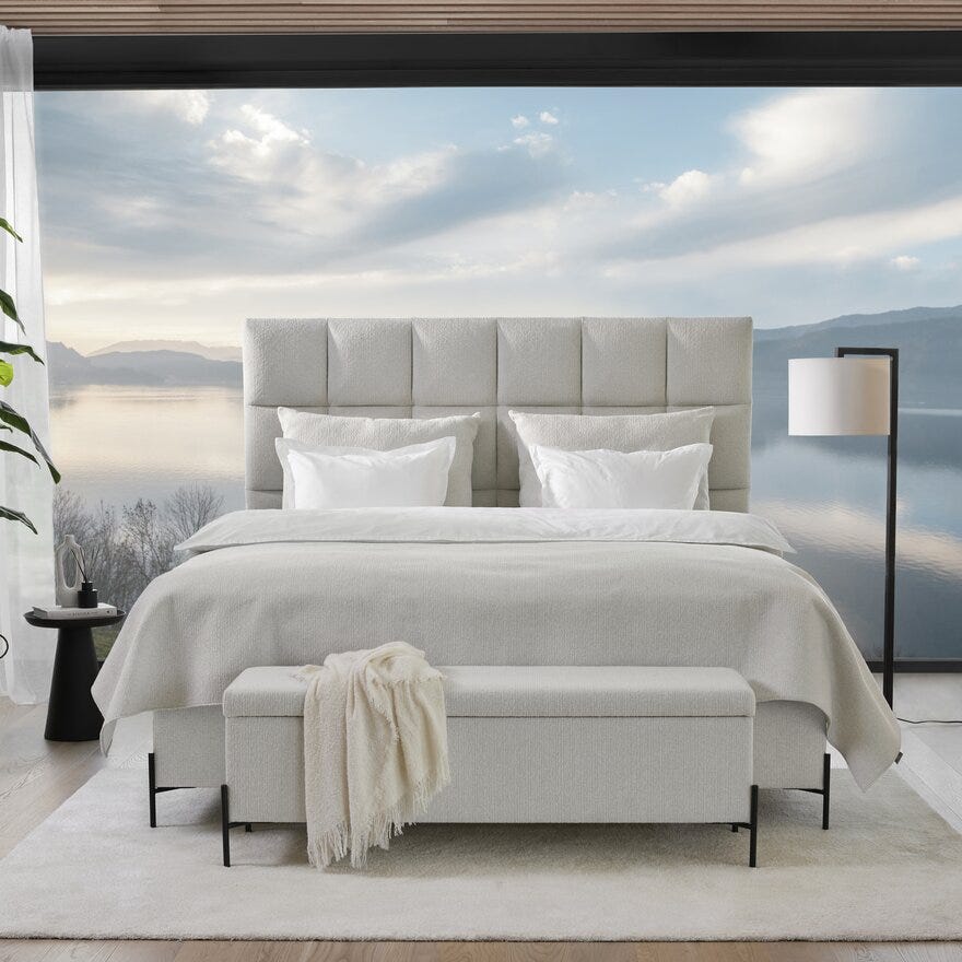 Signature Collection Sleeping LINDØY Kontinentalseng 150x200 cm i Beige/natur