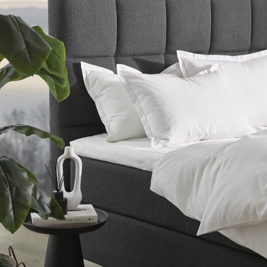 Signature Collection Sleeping LINDØY Sengegavl 218x16 cm i Svart