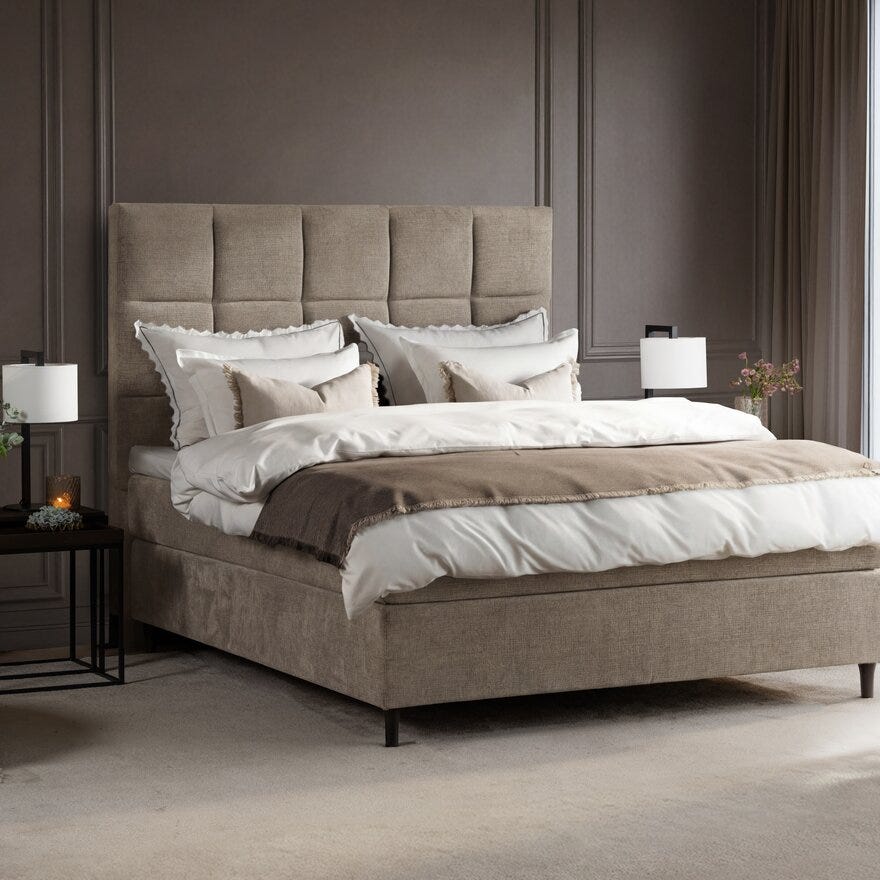 Signature Collection Sleeping LINDØY Kontinentalseng 140x200 cm i Brun