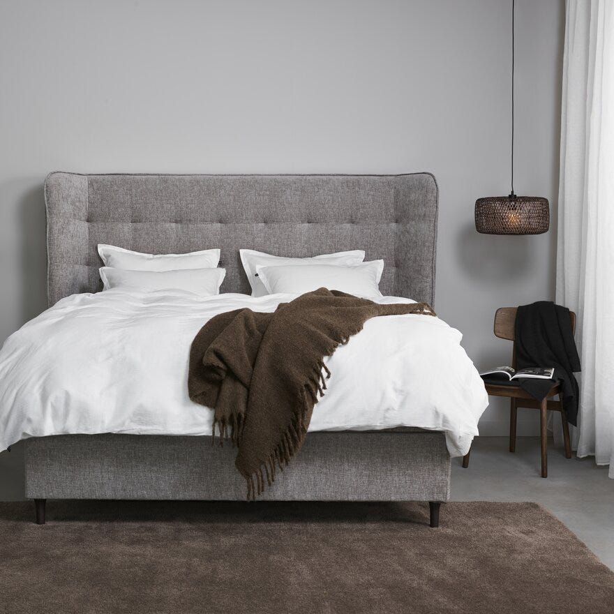 Signature Collection Sleeping LOVUND Sengegavl 195x155 cm i Beige/natur
