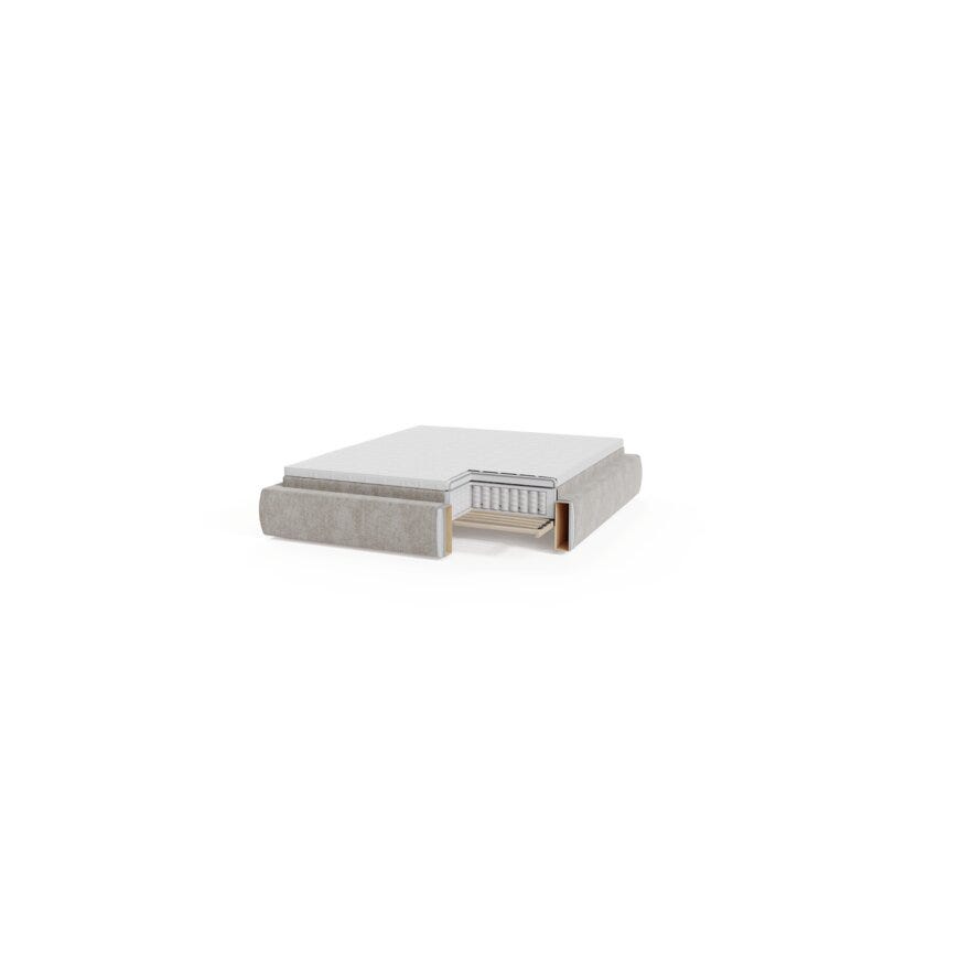 Signature Collection Sleeping NOTTING HILL Seng med gavl 140x200 cm i Beige/natur