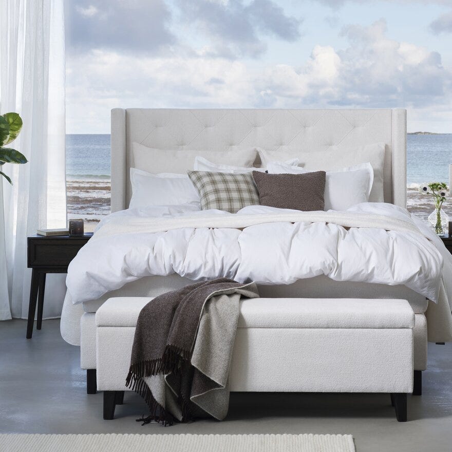 Signature Collection Sleeping SANDØ Sengebenk 150x51 cm i Beige/natur