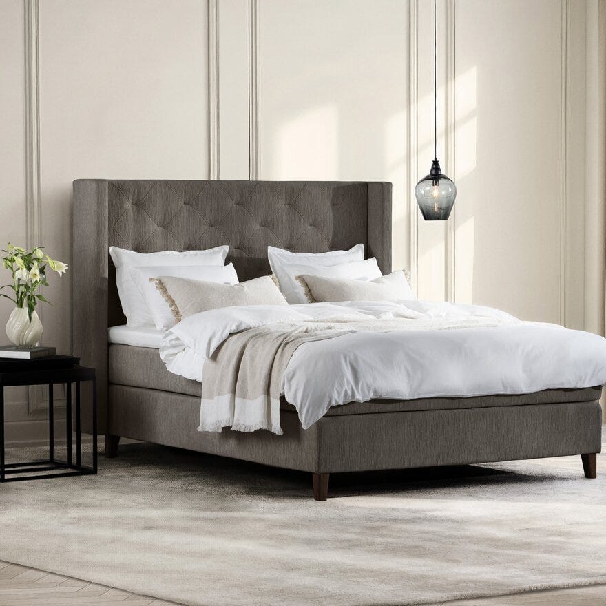 Signature Collection Sleeping SANDØ Kontinentalseng 140x200 cm i Brun