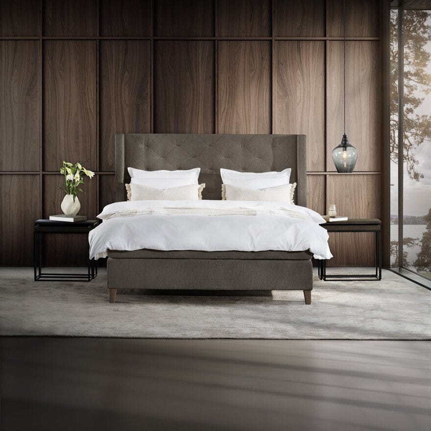 Signature Collection Sleeping SANDØ Kontinentalseng 140x200 cm i Brun