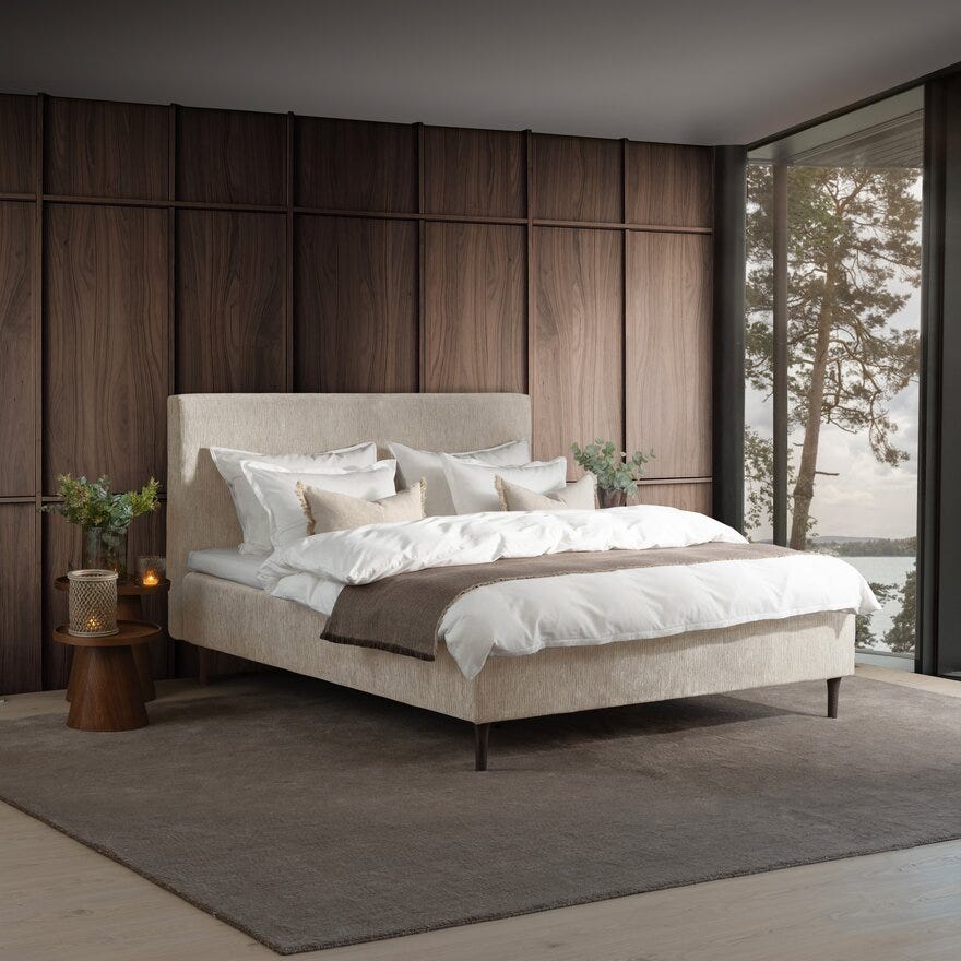 Signature Collection Sleeping SANDØ Rammeseng 75x200 cm i Beige/natur