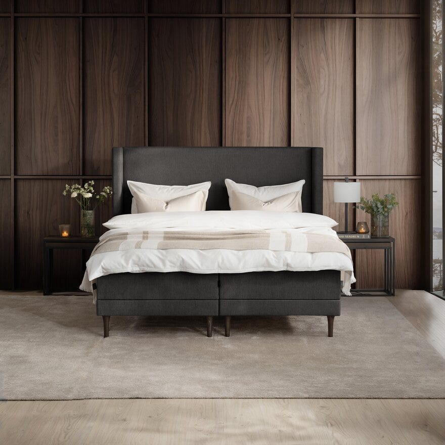 Signature Collection Sleeping SANDØ Regulerbar seng 80x200 cm i Grå