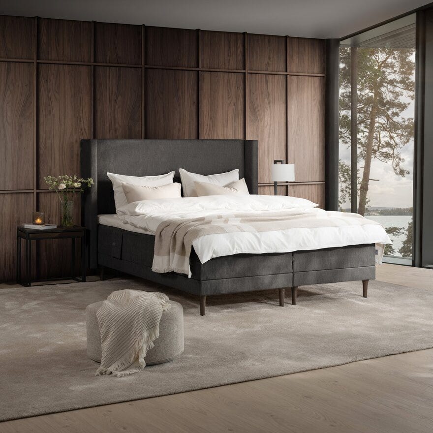 Signature Collection Sleeping SANDØ Regulerbar seng 80x200 cm i Grå