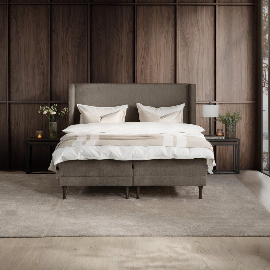Signature Collection Sleeping SANDØ Regulerbar seng 80x200 cm i Brun