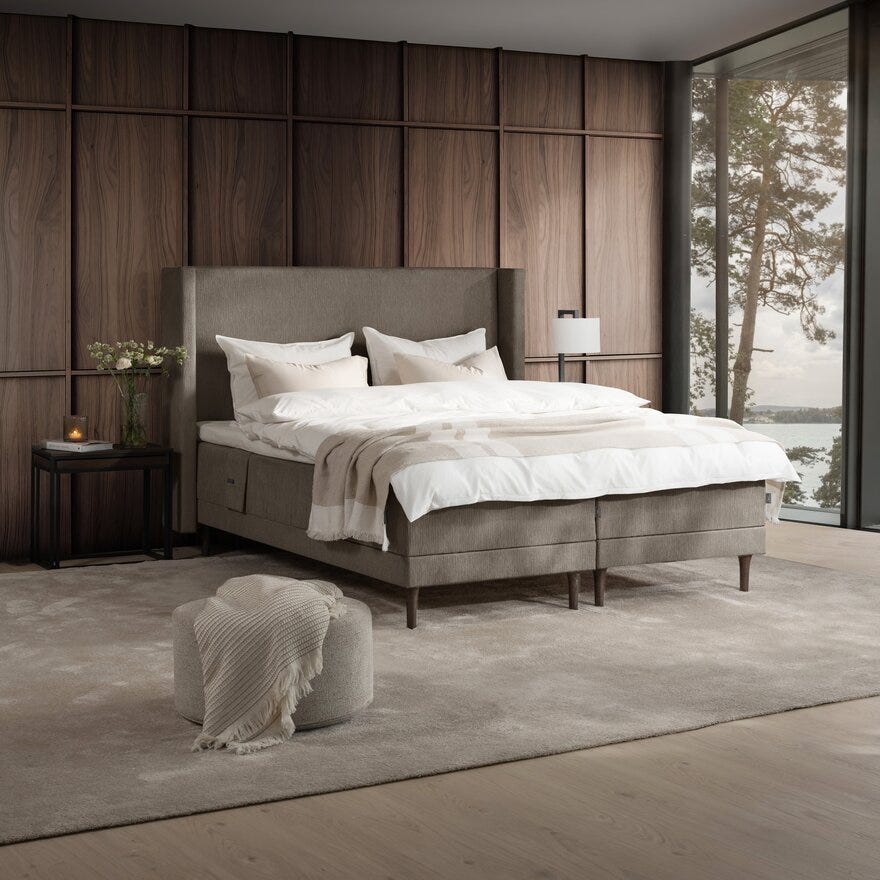 Signature Collection Sleeping SANDØ Regulerbar seng 80x200 cm i Brun