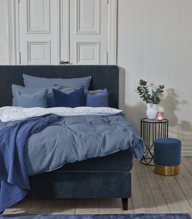 Signature Collection Sleeping SCS 7070 Kontinentalseng 150x200 cm i Blå