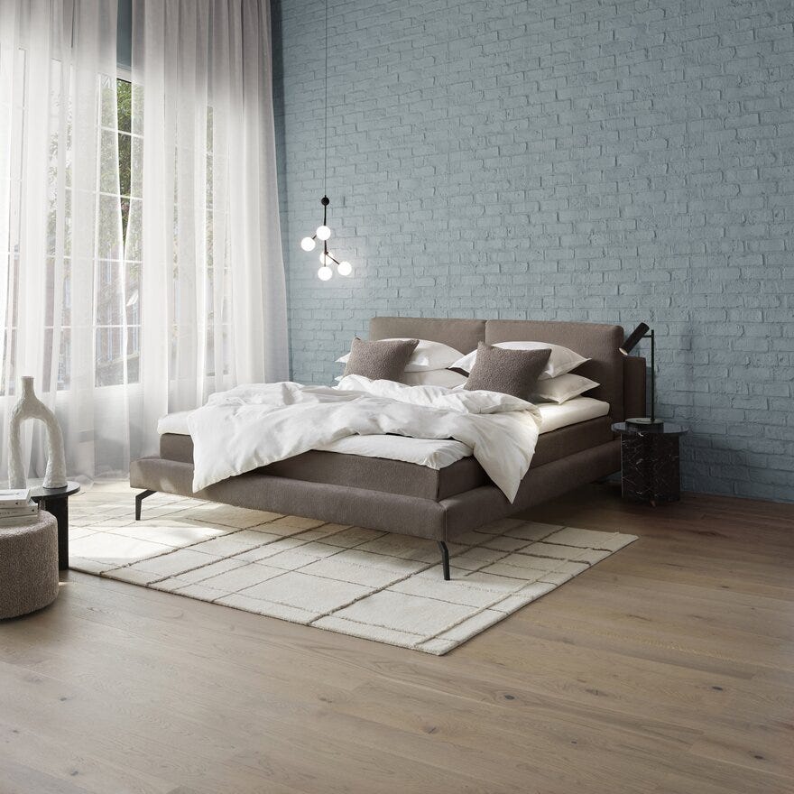 Signature Collection Sleeping SOHO Seng med gavl 140x200 cm i Brun