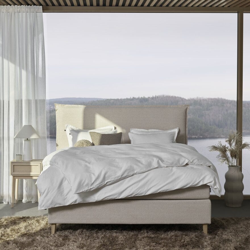 Signature Collection Sleeping VEGA Sengegavl 173x147 cm i Beige/natur