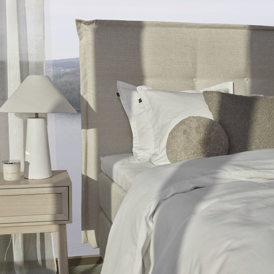 Signature Collection Sleeping VEGA Kontinentalseng 150x200 cm i Beige/natur