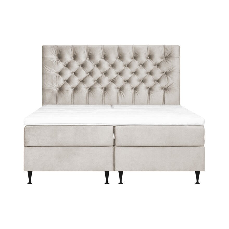 Signature Collection Sleeping VEGA Regulerbar seng 180x200 cm i Beige/natur