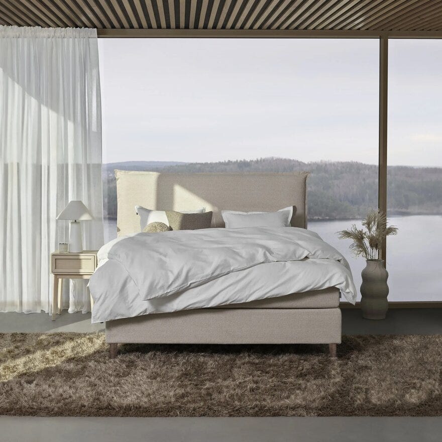 Signature Collection Sleeping VEGA Sengegavl 173x147 cm i Beige/natur