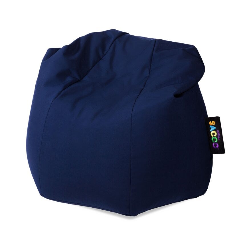 Sacco MEDIUM Saccosekk Ø74 cm i Blå
