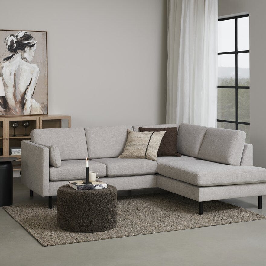 Rebell SAGA Pynteputetrekk 50x50 cm i Beige/natur