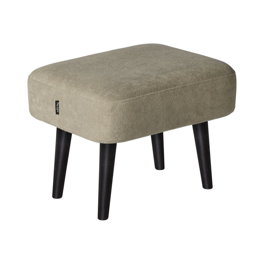 AVILA Fotskammel i Beige/natur