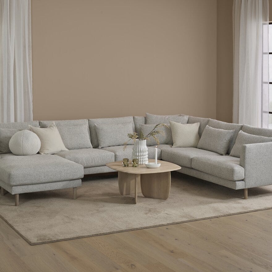 Scapa NOELLE Hjørnesofa i Beige/natur