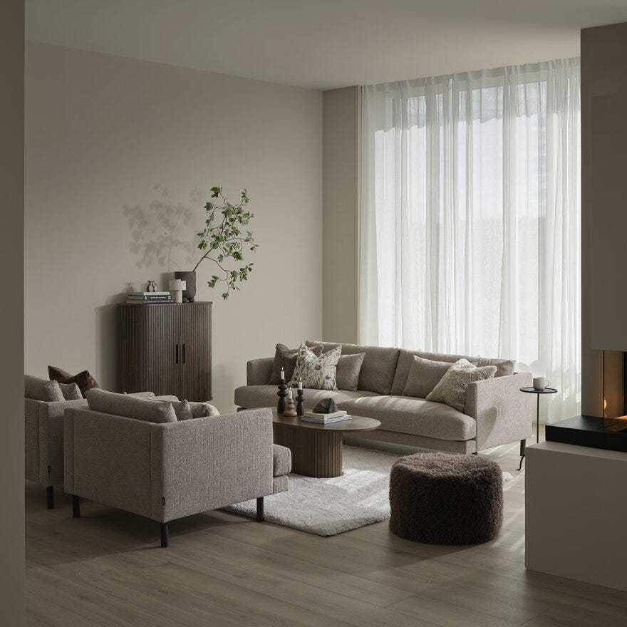 Scapa NOELLE Lenestol i Beige/natur