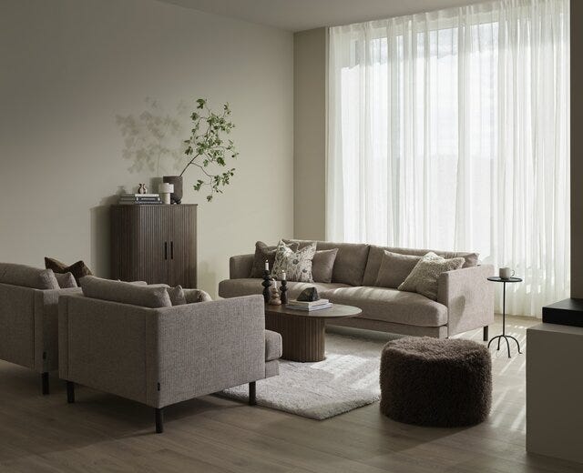 Scapa NOELLE 3,5 seter i Beige/natur