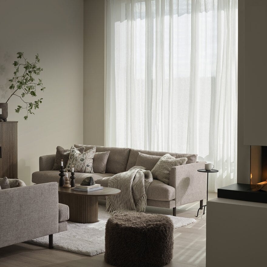 Scapa NOELLE 3,5 seter i Beige/natur