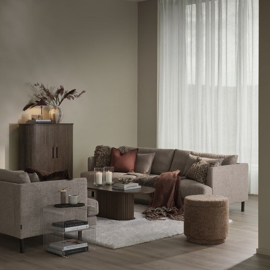 Scapa NOELLE 3,5 seter i Beige/natur
