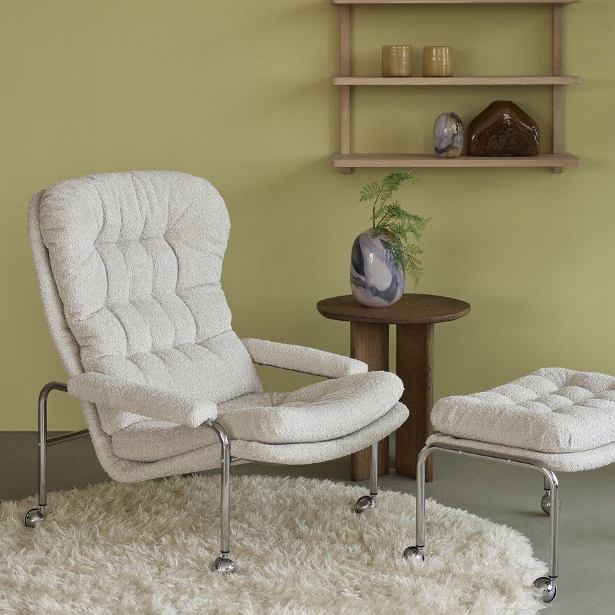 DELPHI Vegghylle 80x89 cm i Beige/natur