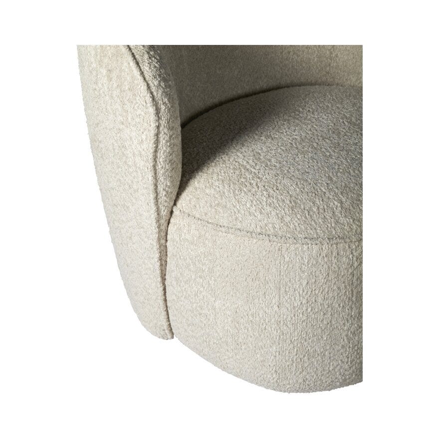 VILDE Loungestol i Beige/natur