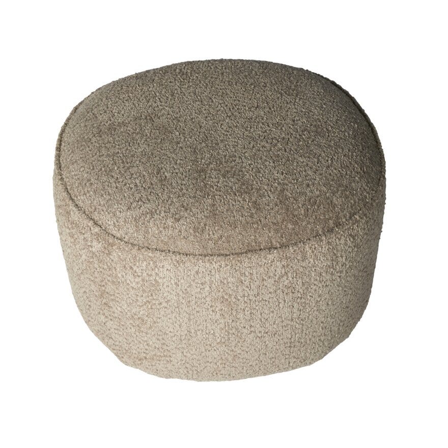VILDE Fotskammel i Beige/natur