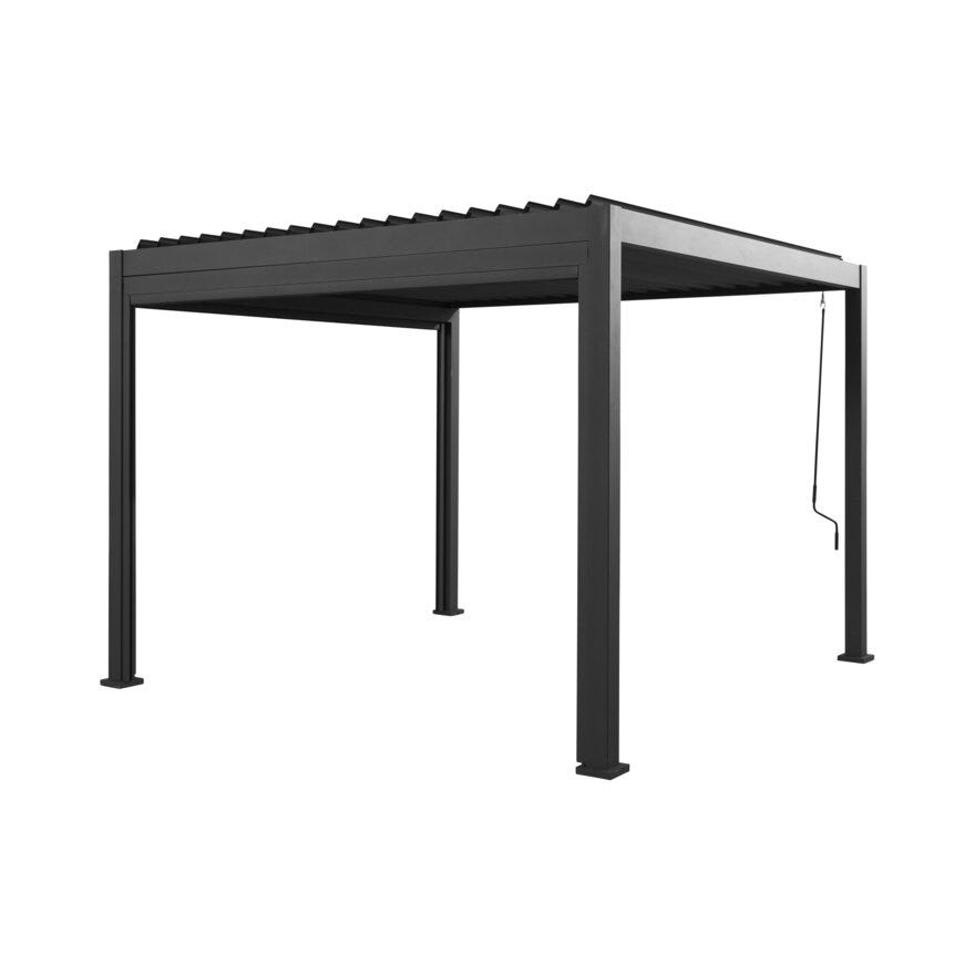 FLEMMING Pergola 300x300 cm i Svart