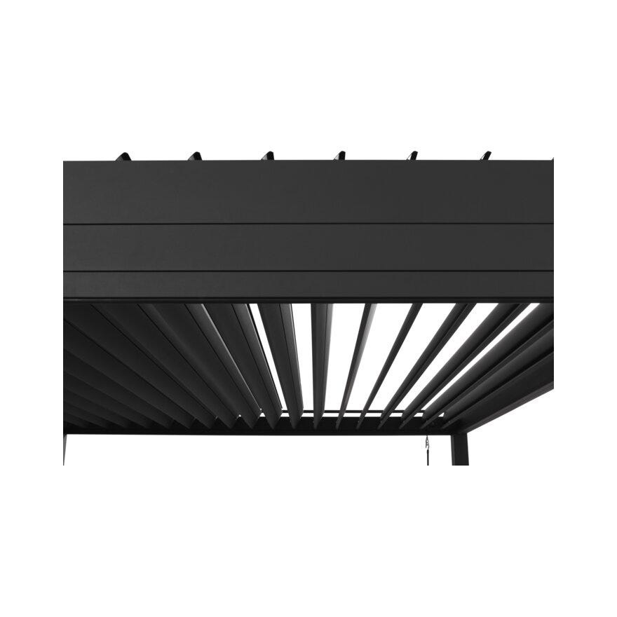 RISØR Pergola 300x400 cm i Svart
