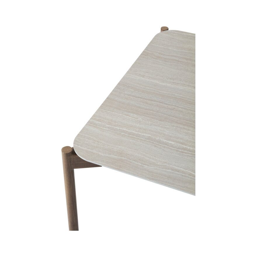 LINEA Sofabord 80x140 cm i Beige/natur