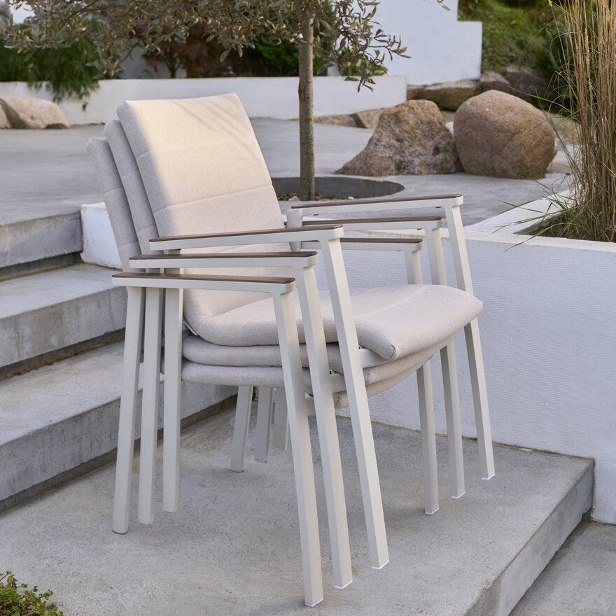 MARIANNE Spisestol i Beige/natur
