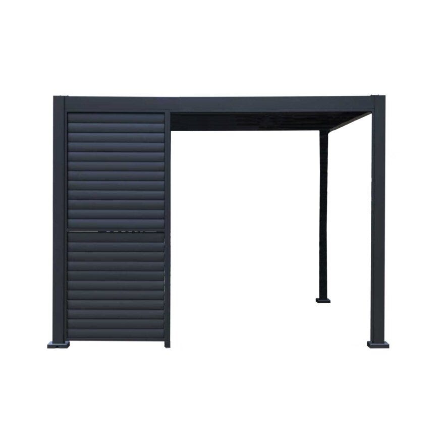 RISØR Lamellvegg 93x218 cm i Svart