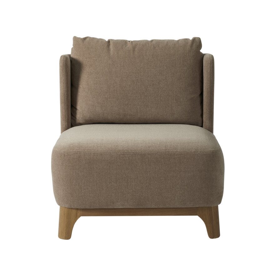 Sits ALMA Loungestol i Beige/natur