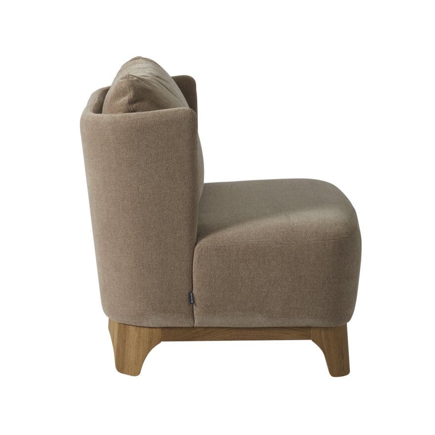 Sits ALMA Loungestol i Beige/natur