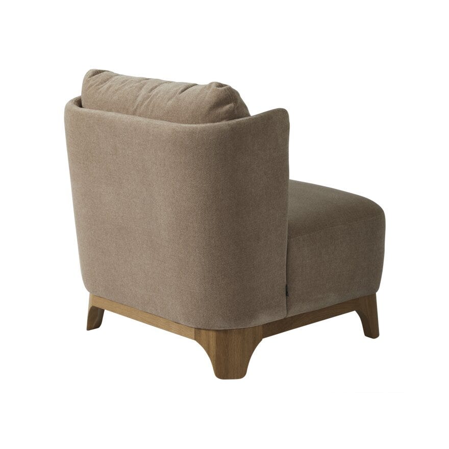 Sits ALMA Loungestol i Beige/natur