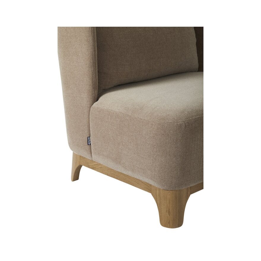 Sits ALMA Loungestol i Beige/natur