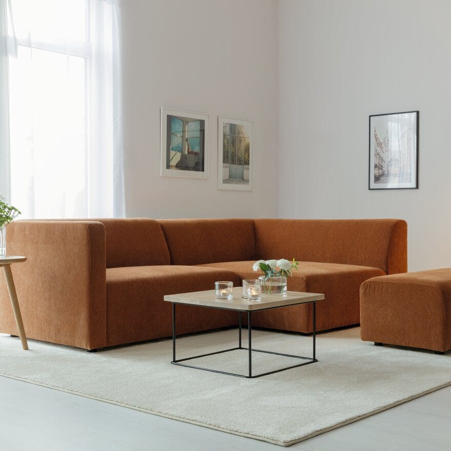 Sits JOHN Hjørnesofa i Gul