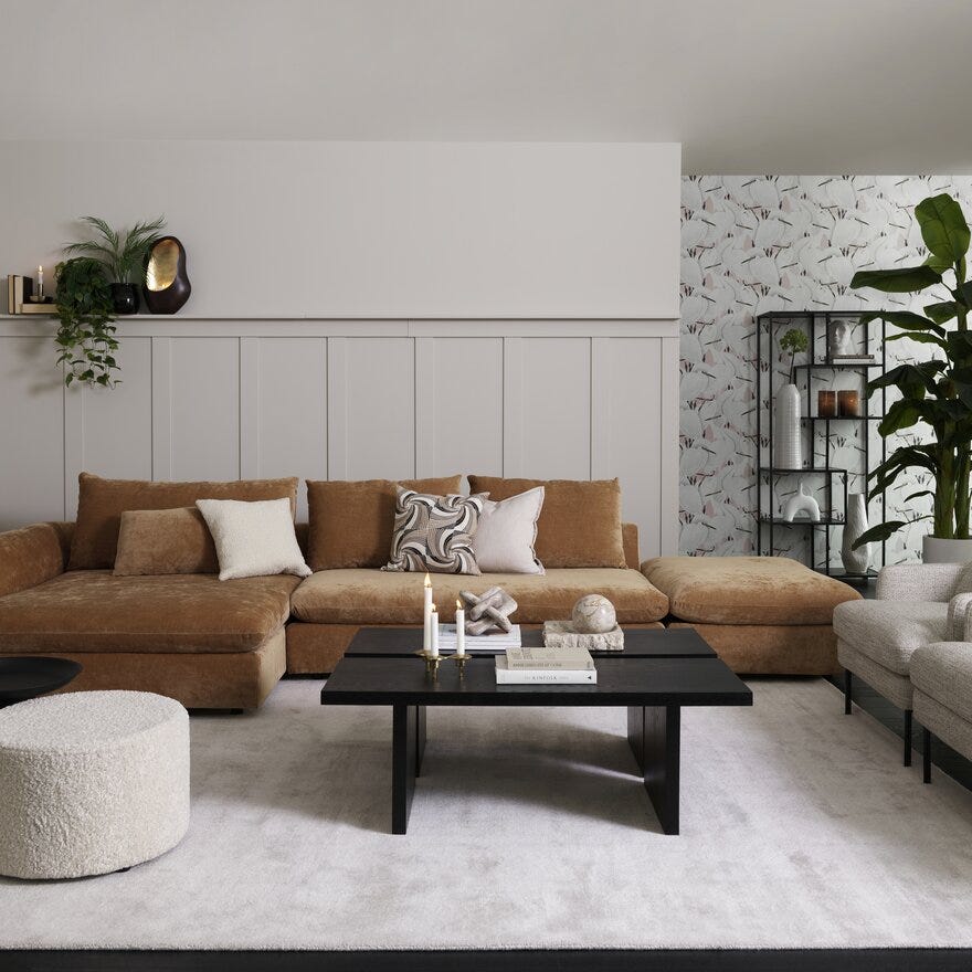 LUMEN Sofabord 40x120 cm i Svart