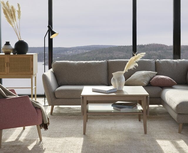 Sits STELLA Hjørnesofa i Beige/natur