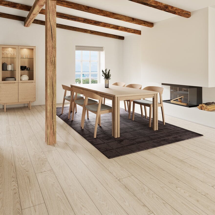 Skovby SM 24 Spisebord 100x200 cm i Beige/natur