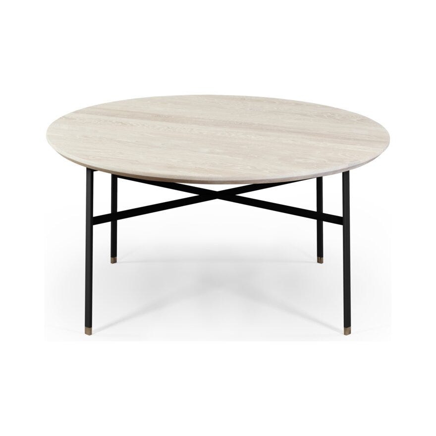 Skovby SM 243 Sofabord Ø100 cm i Beige/natur