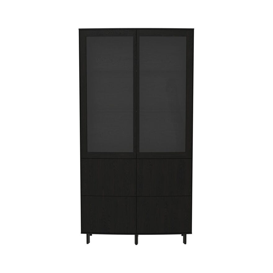 Skovby SM 410 Vitrineskap B:100 cm i Svart
